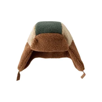 ZARA Polyester Cotton Hats & Caps Unisex Decors/brown