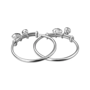LAOYINJIANG S999 Fine Silver Bangles Kids'