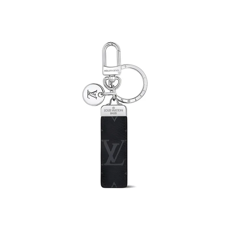 LOUIS VUITTON Metal Keychains Men's Black-0
