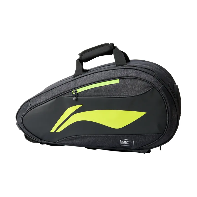 LiNing Polyester Gym Bag Large Size Unisex Gray/Black-4