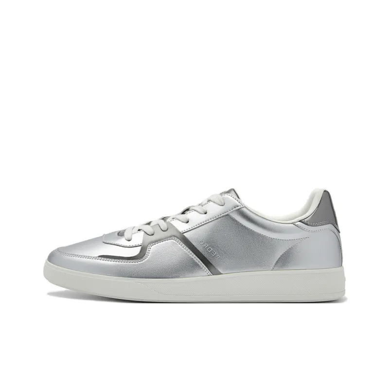 PEDRO Icon Series Low Top Skateboard Shoes Men's Silver-0