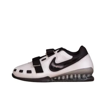 Nike Romaleos 2 Anti Slip Wear Resistant Low Top Training Shoes Men's White Black