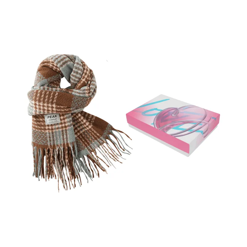 PEAK RIGHT Series Polyester Knit Scarves Unisex Multiple Colors-11