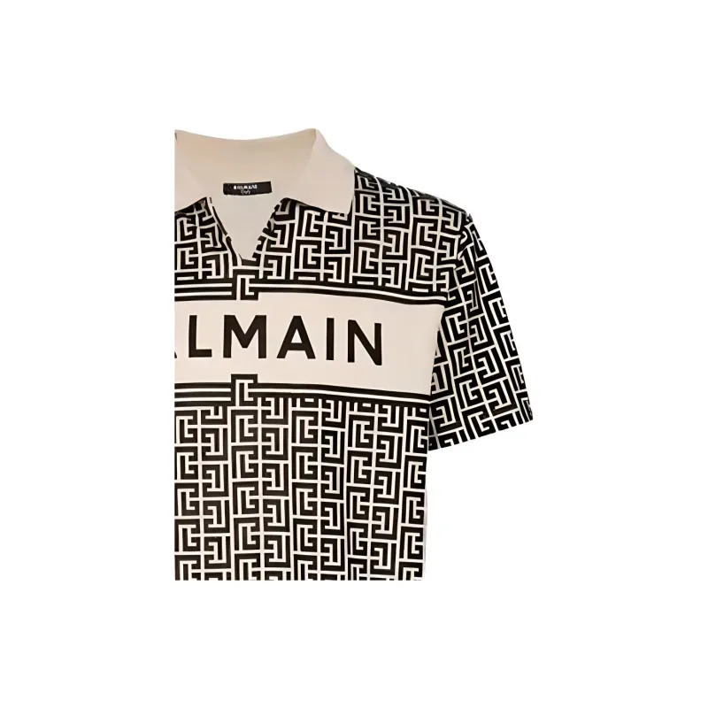 BALMAIN Polo Shirts Men Brown-4