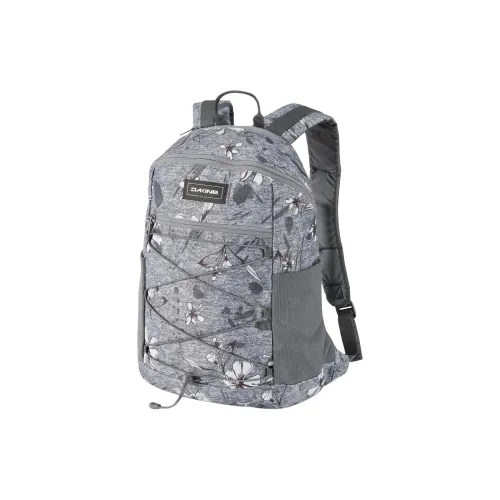 Dakine Polyester Backpack Medium Size Unisex Light Gray Elegant Flower
