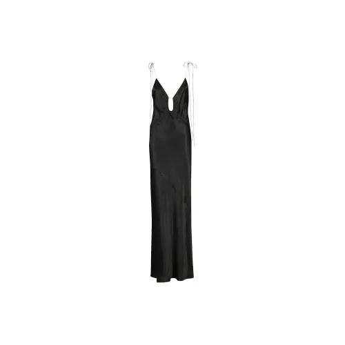 Anna October Slip Dresses Women's Black