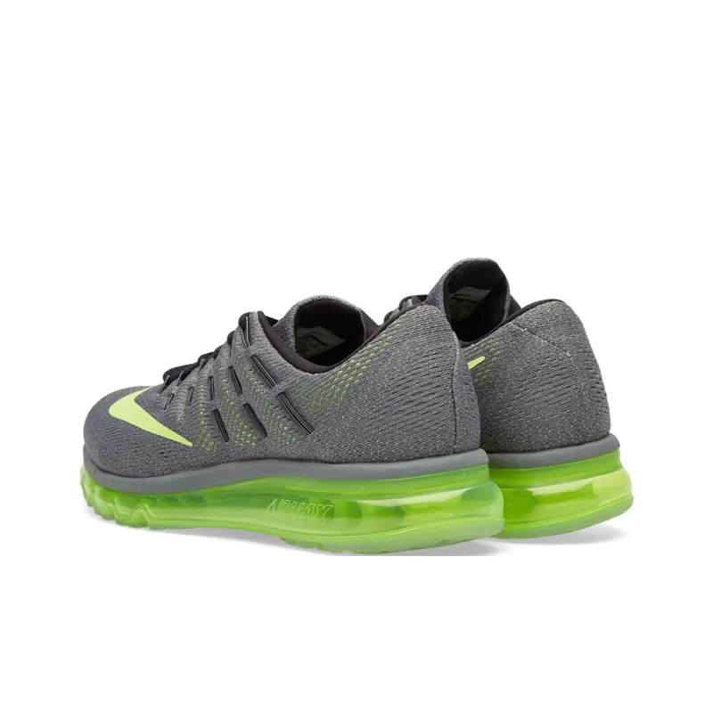 Nike Air Max 2016 Anti Slip Wear Resistant Low Top Casual Running Shoes Men's Gray-2