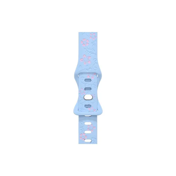 Mr. Strap Compatibility Little Genius Phone Watch Band Z10/z6/z9/z8a Thorn Flower Kids Silicone Wristband-10