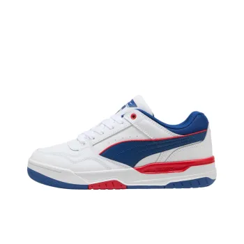 PUMA Wear resistant And Lightweight Low Top Skateboard Shoes Unisex White