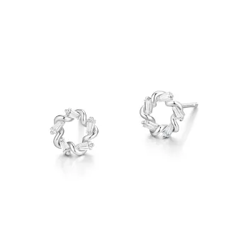 ZSY S925 Pair Of Stud Earrings Women's