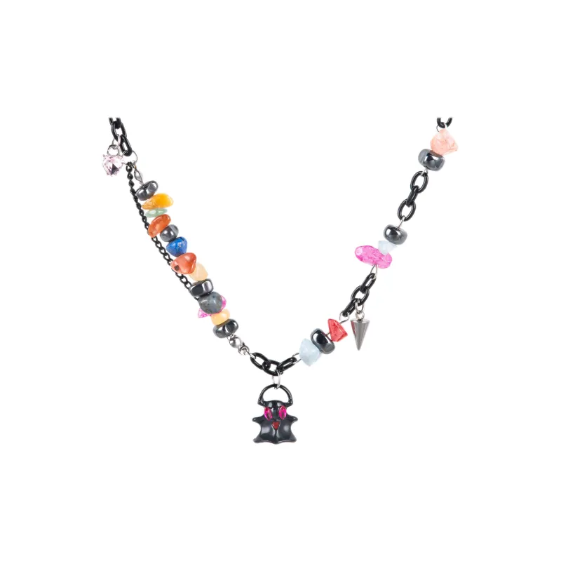 BLESSED BULLET Alloy Necklaces Unisex Multicolor-4