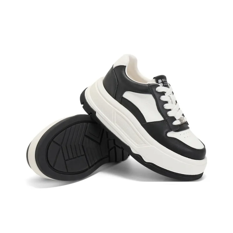 BELLE Lightweight Wear-Resistant And Slip-Resistant Low-Top Skateboard Shoes Women's-9
