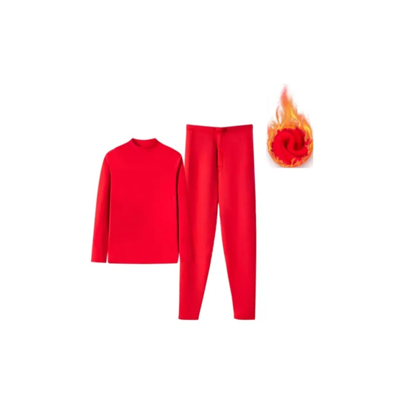 H YXIANG Thermal Set Unisex Red-3