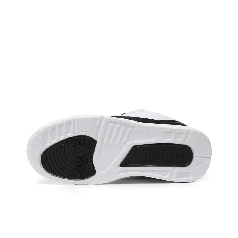 DD&OO Coverage Slip Resistant Waterproof Low Top Skateboard Shoes Unisex White Blue-11