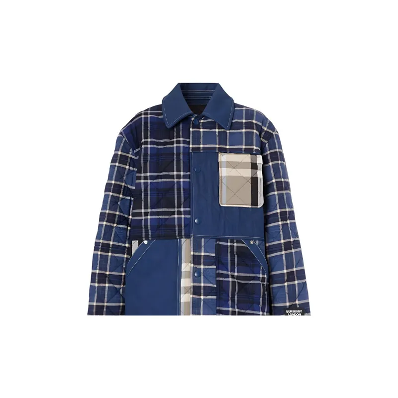 Burberry Denim Jacket Women's Blue-4