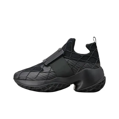 Roger Vivier Viv' Run Technical Lacquered Buckle Sneakers Women's