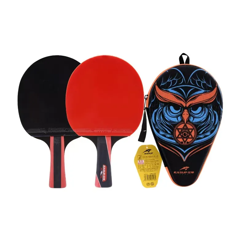 KASUP 8118 Ping Pong Paddles Unisex Red-10