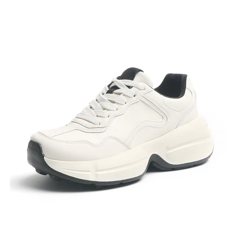 O.L Anti Slip Wear Resistant Low Top Chunky Sneakers Women's-3