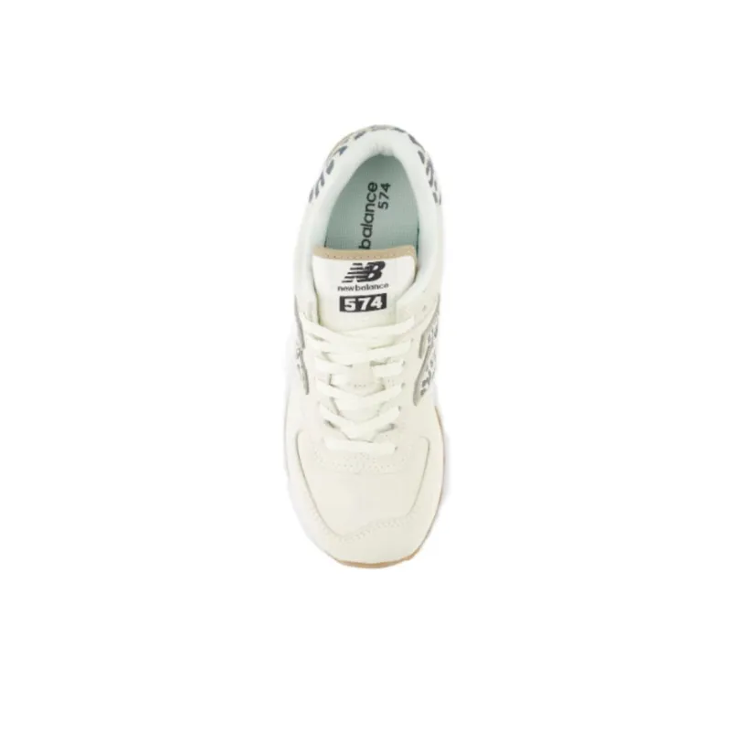 New Balance NB 574 Anti Slip Wear Resistant Low Top Running Shoes Women's Ecru-3