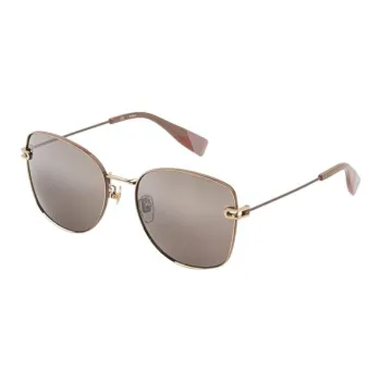 Furla Metal Square Sunglasses Women's Brown