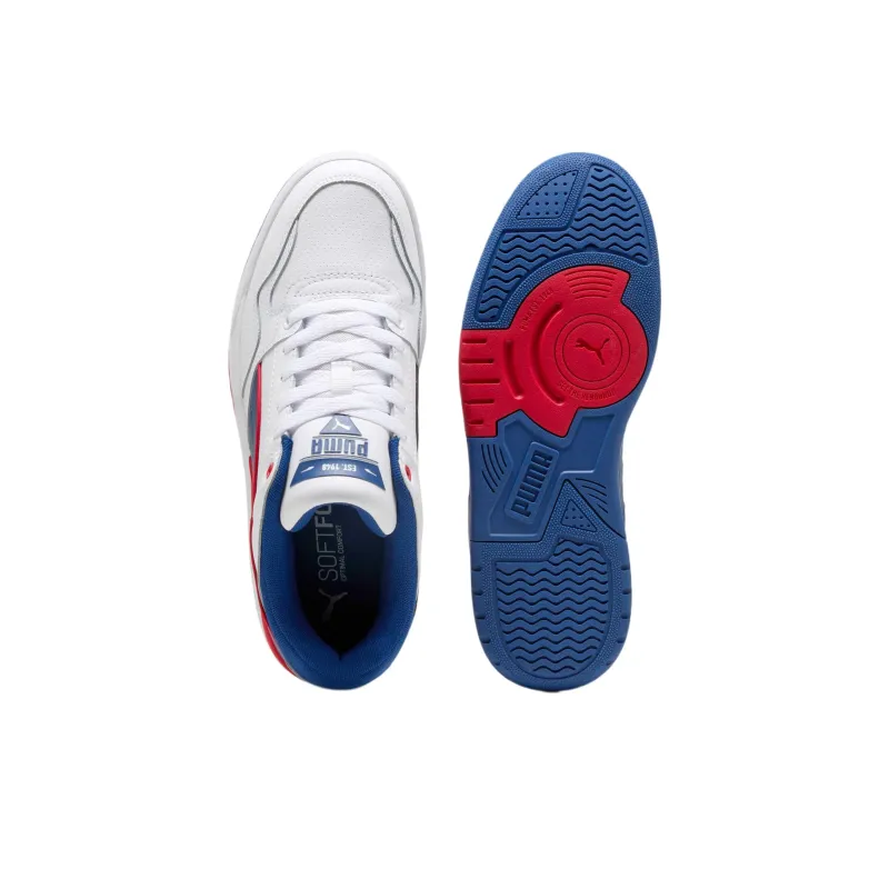 PUMA Wear resistant And Lightweight Low Top Skateboard Shoes Unisex White-3
