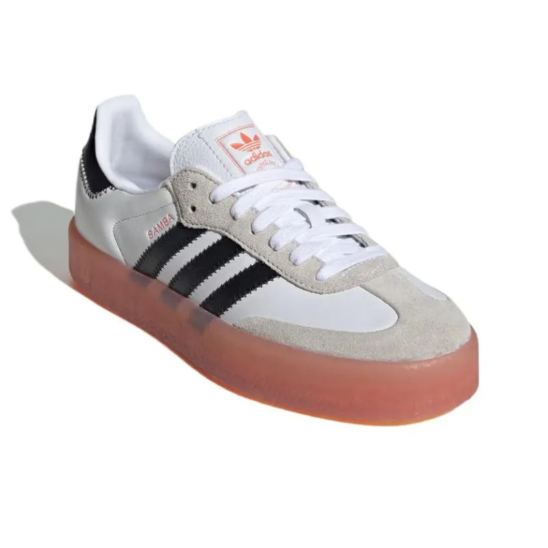 Adidas Sambae White Black Semi Coral Women's-1