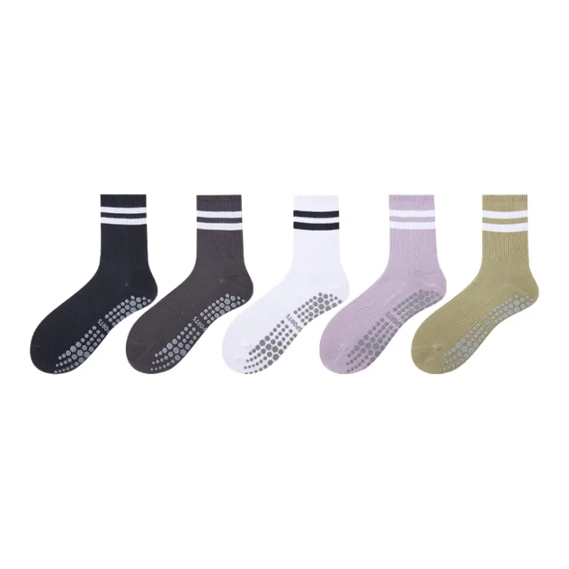 MADALLO Mid Calf Socks Women's 5 Pack-1
