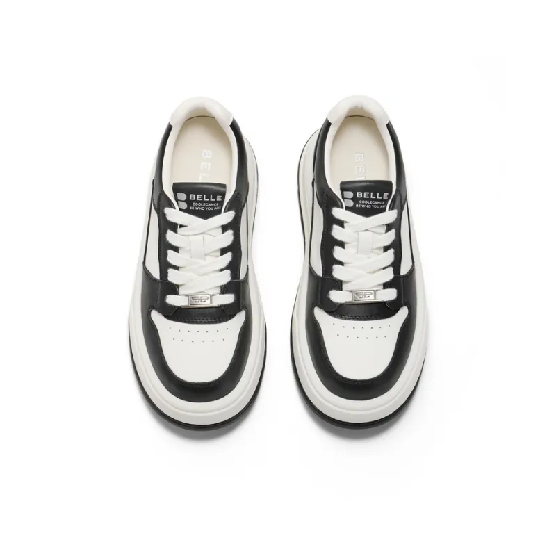 BELLE Lightweight Wear-Resistant And Slip-Resistant Low-Top Skateboard Shoes Women's-7