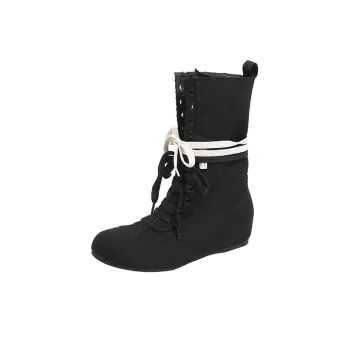 MCKP Ankle Boots Women's Black/Brown/Ecru/Camel