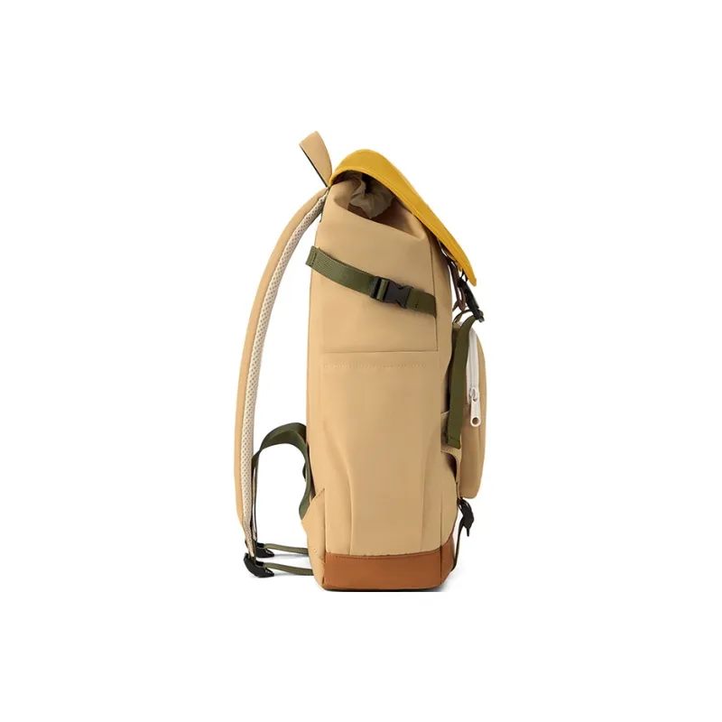 MR.ACE HOMME Fabric Backpack Regular Unisex Beeswax Yellow/Vintage Green/Obsidian Black/Ice Grey Blue/Cream Pink-2