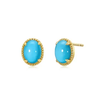 IL&CO. Turquoise Stud Earrings Women's
