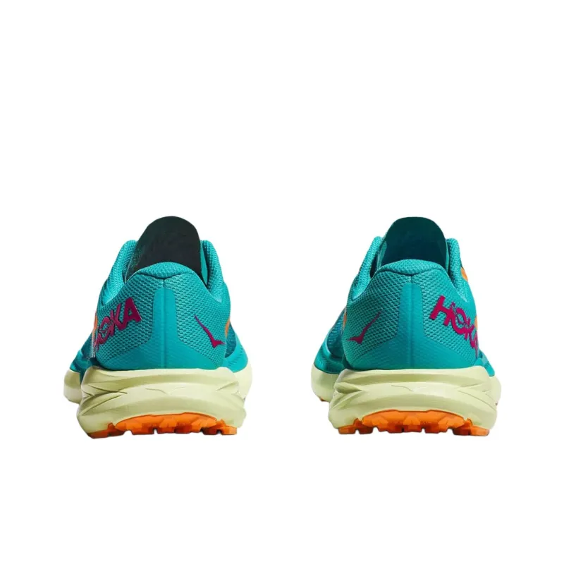 HOKA ONE ONE ZINAL Anti-Slip Wear-Resistant Low-Top Trail Running Running Shoes Men's Green-4