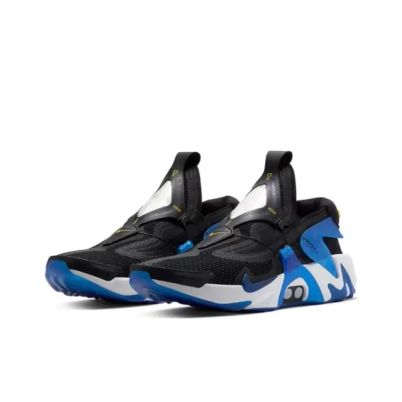 Nike Adapt Huarache Black Racer Blue UK Charger-4