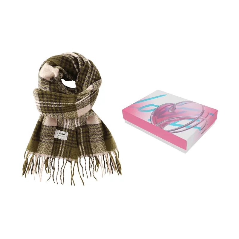 PEAK RIGHT Series Polyester Knit Scarves Unisex Multiple Colors-12