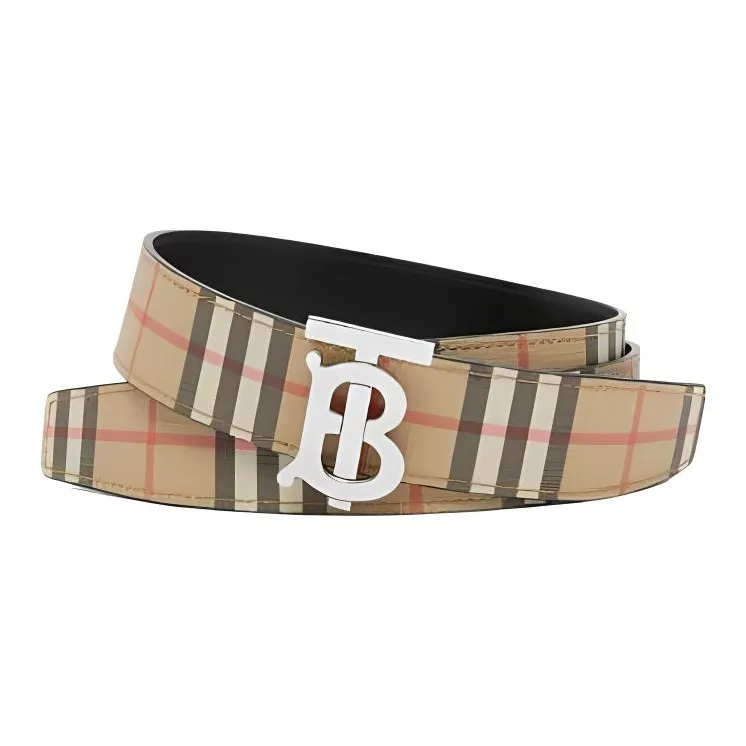 Burberry Leather Belts Men-4
