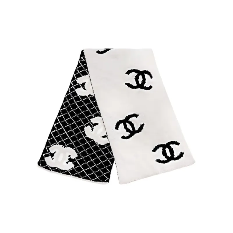CHANEL Knit Scarves Women's-2