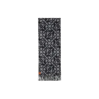 LOEWE Knit Scarves Women's Gray