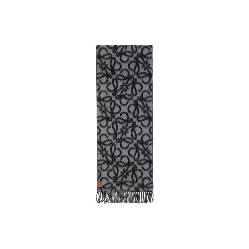 LOEWE Knit Scarves Women's Gray-0
