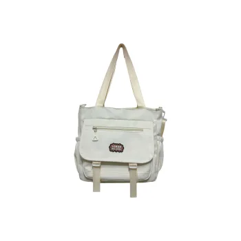 Meow In The Grass Polyester Tote Bag Shoulder Bag Women's Black/White/Blue/Yellow/Brown