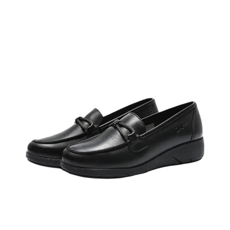 24hrs Etna Loafers 4cm Women's Black-1