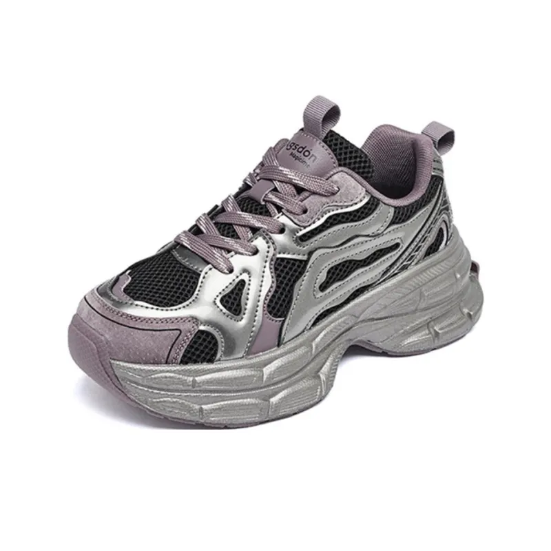 AGSDON Breathable Low-Top Chunky Sneakers Women's-15