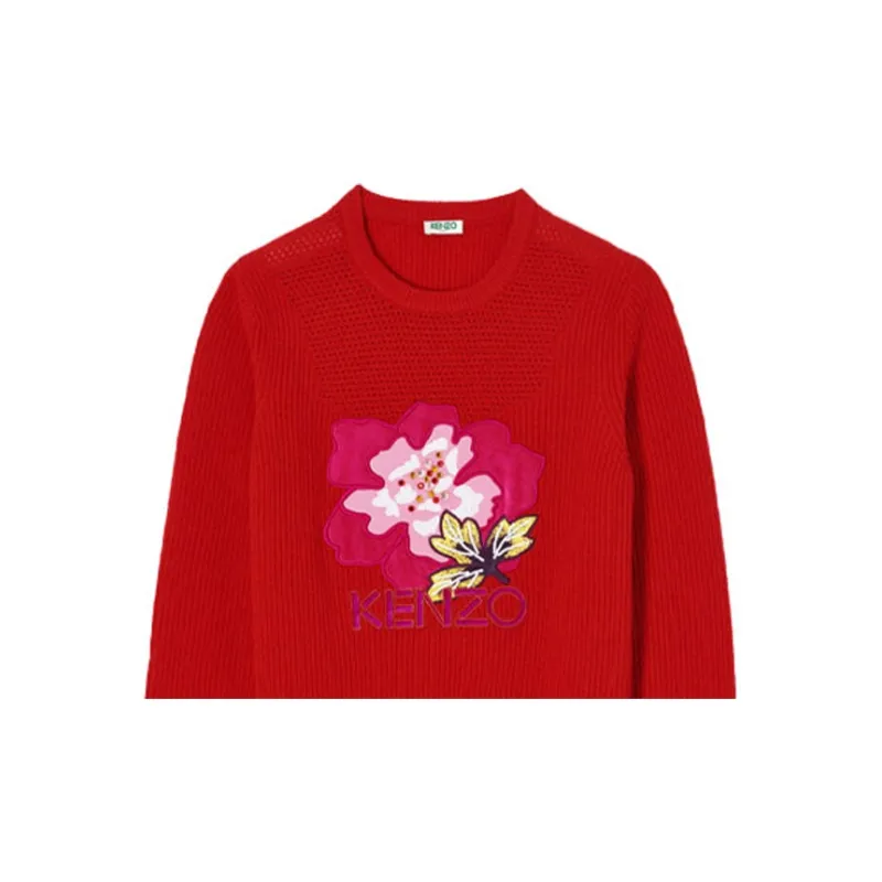 KENZO Sweaters Women's Red-4
