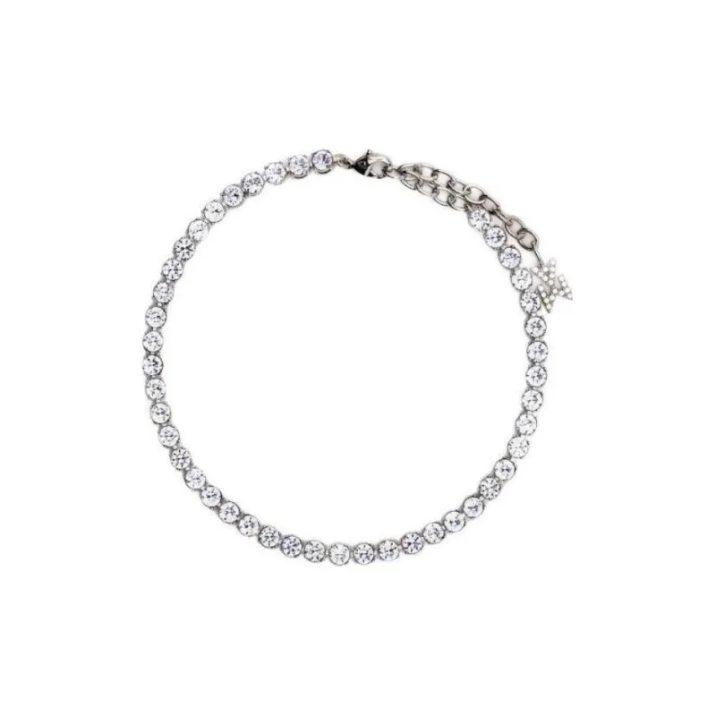 AMINA MUADDI Brass Crystal Bracelets Women's Purple-1