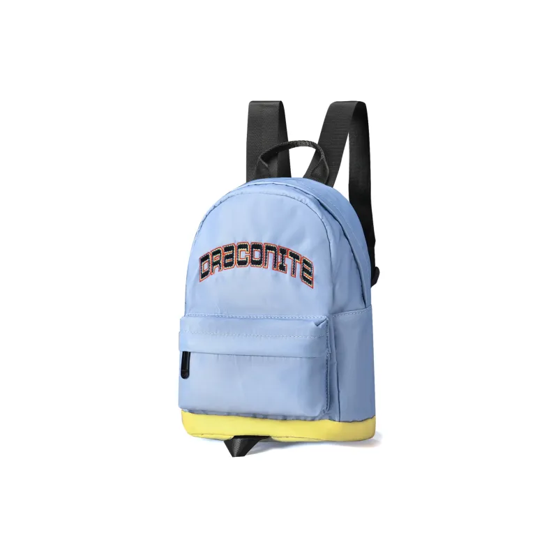 DRACONITE Polyester Student Backpack Unisex Beige-7