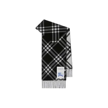 Burberry Checkered Cashmere Scarf