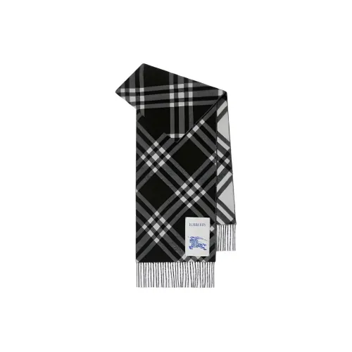 Burberry Checkered Cashmere Scarf