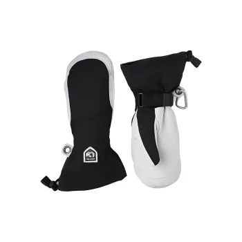 HESTRA Polyamide Polyester Goat Leather Leather Sports Gloves Women's Black
