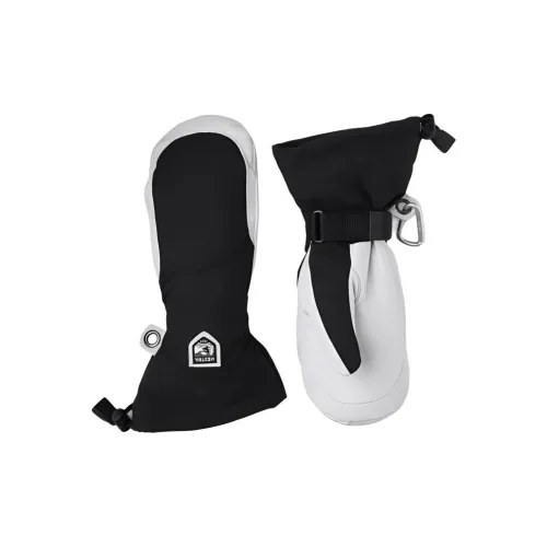 HESTRA Polyamide Polyester Goat Leather Leather Sports Gloves Women's Black