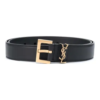 SAINT LAURENT Monogram Buckle Belt