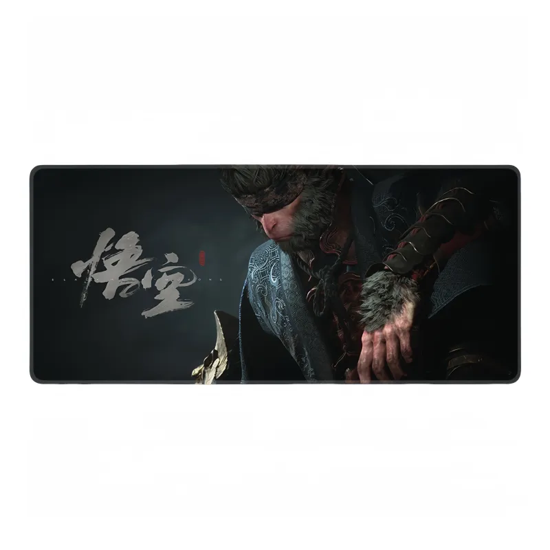 Under Black Myth Guan Yu Extra Large Laptop Stand Dormitory Desktop Esports Gaming Mouse Pads-13
